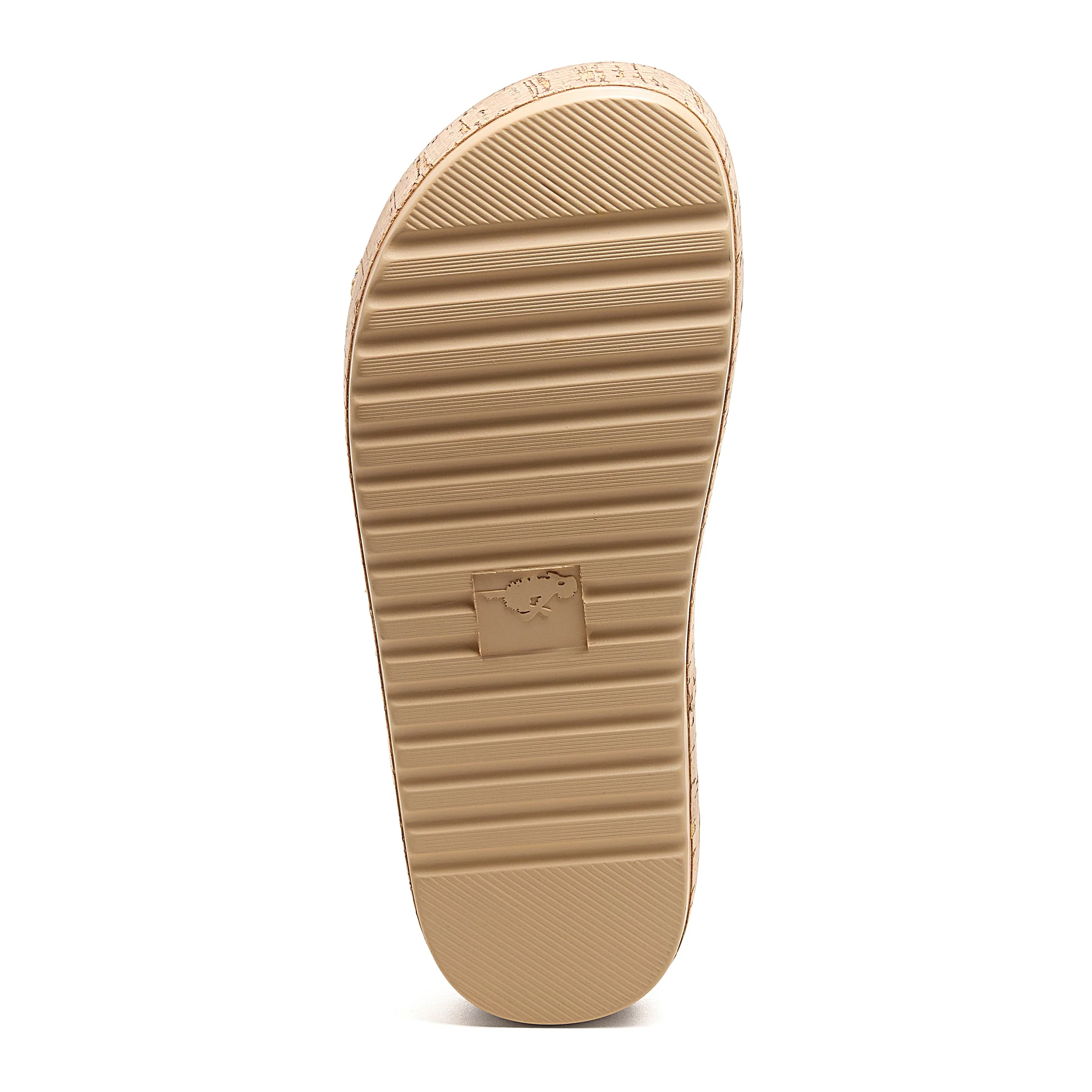 Faye Multi Stripe Raffia Platform Sandals - Image 7