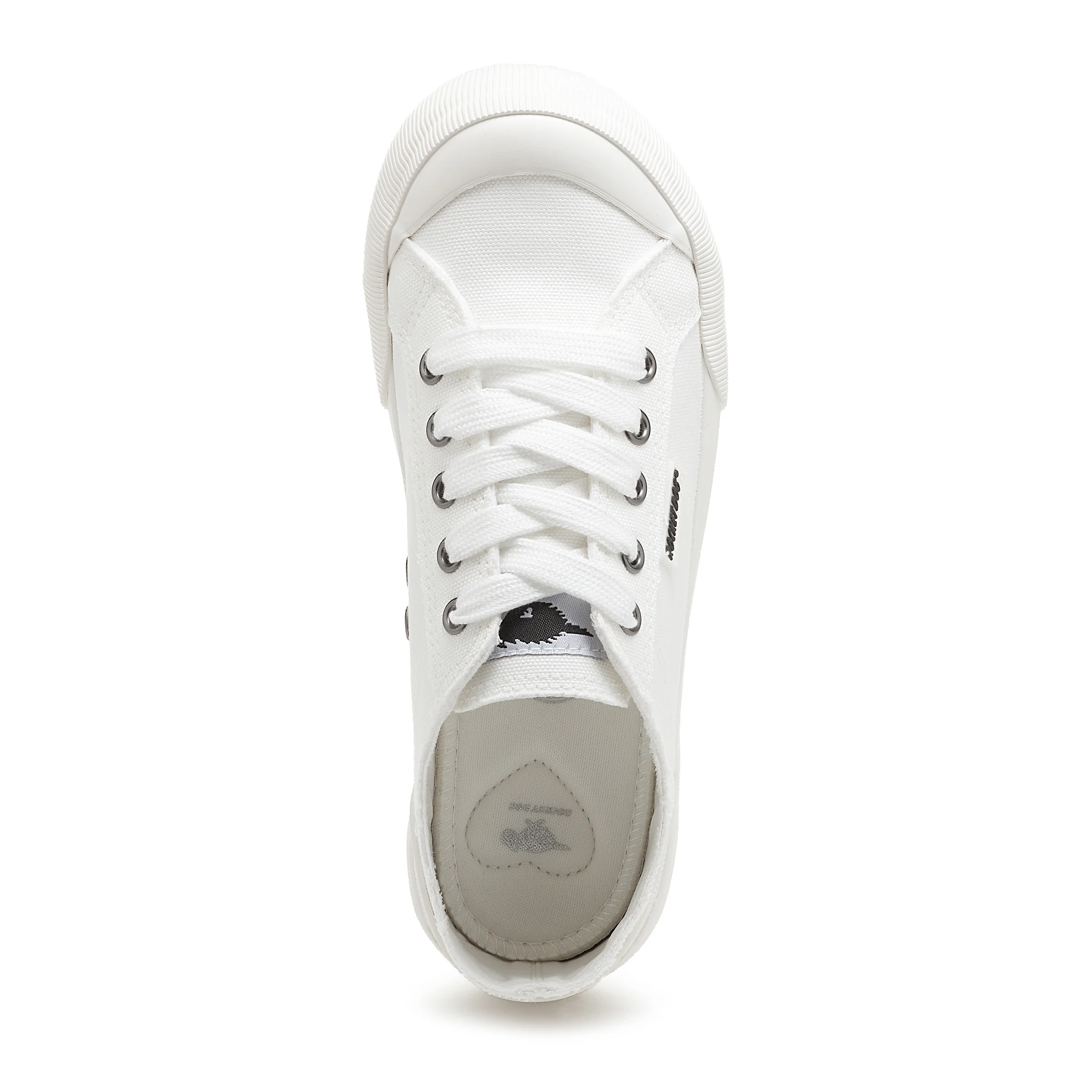 Jazzin All White Trainers - Image 6