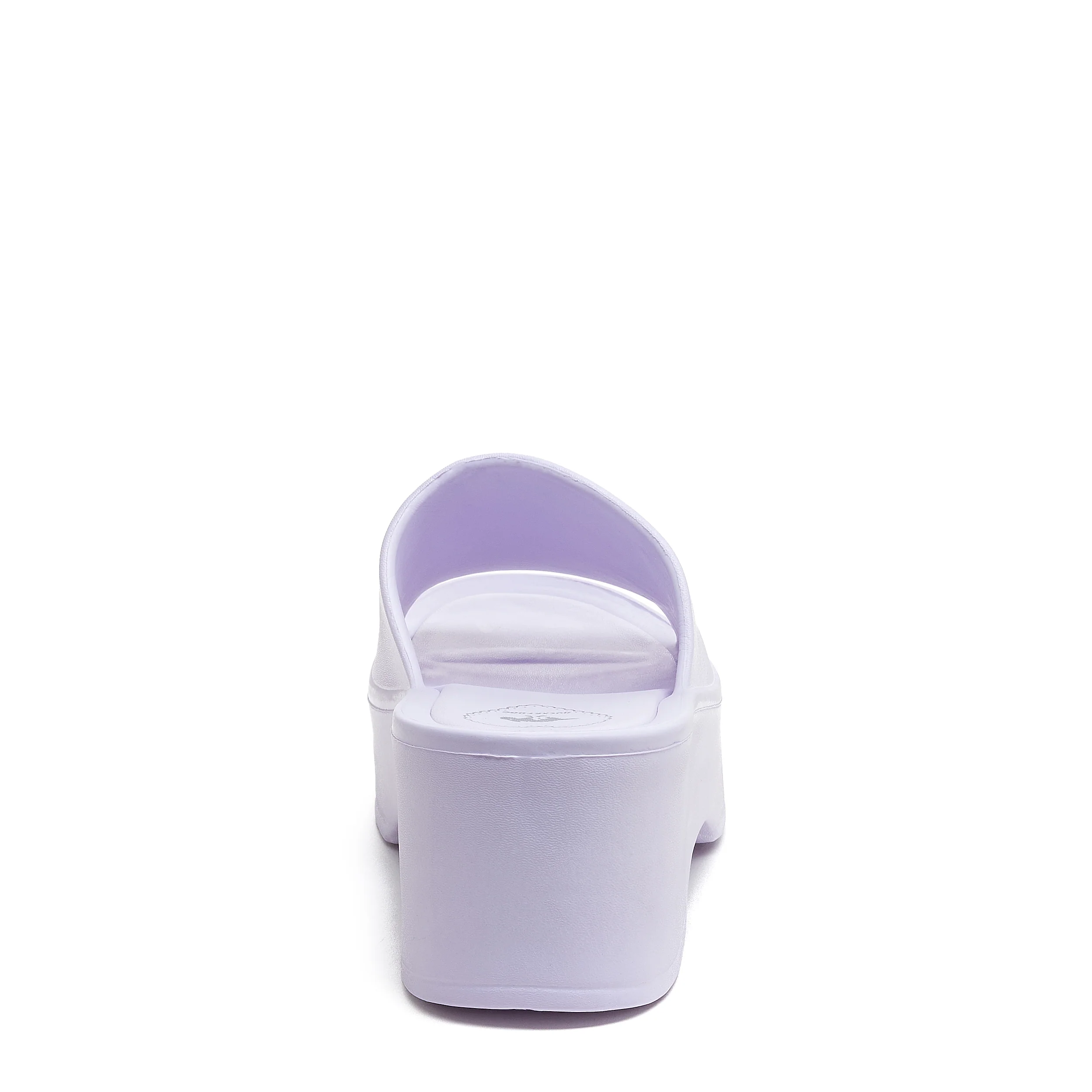Petal Lavender Platform Slide Sandals - Image 4