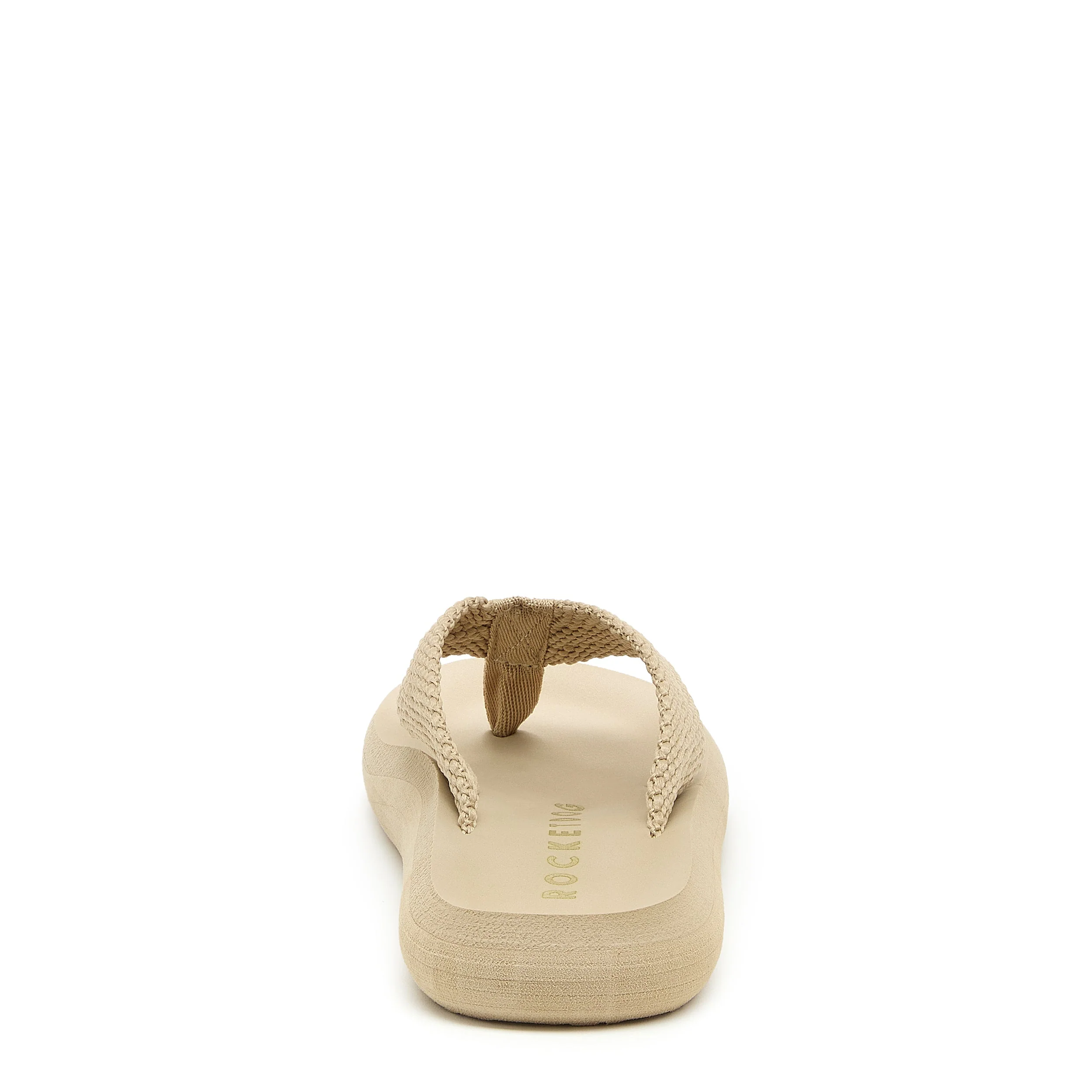 Sunset Taupe Webbing Flip-Flops - Image 4